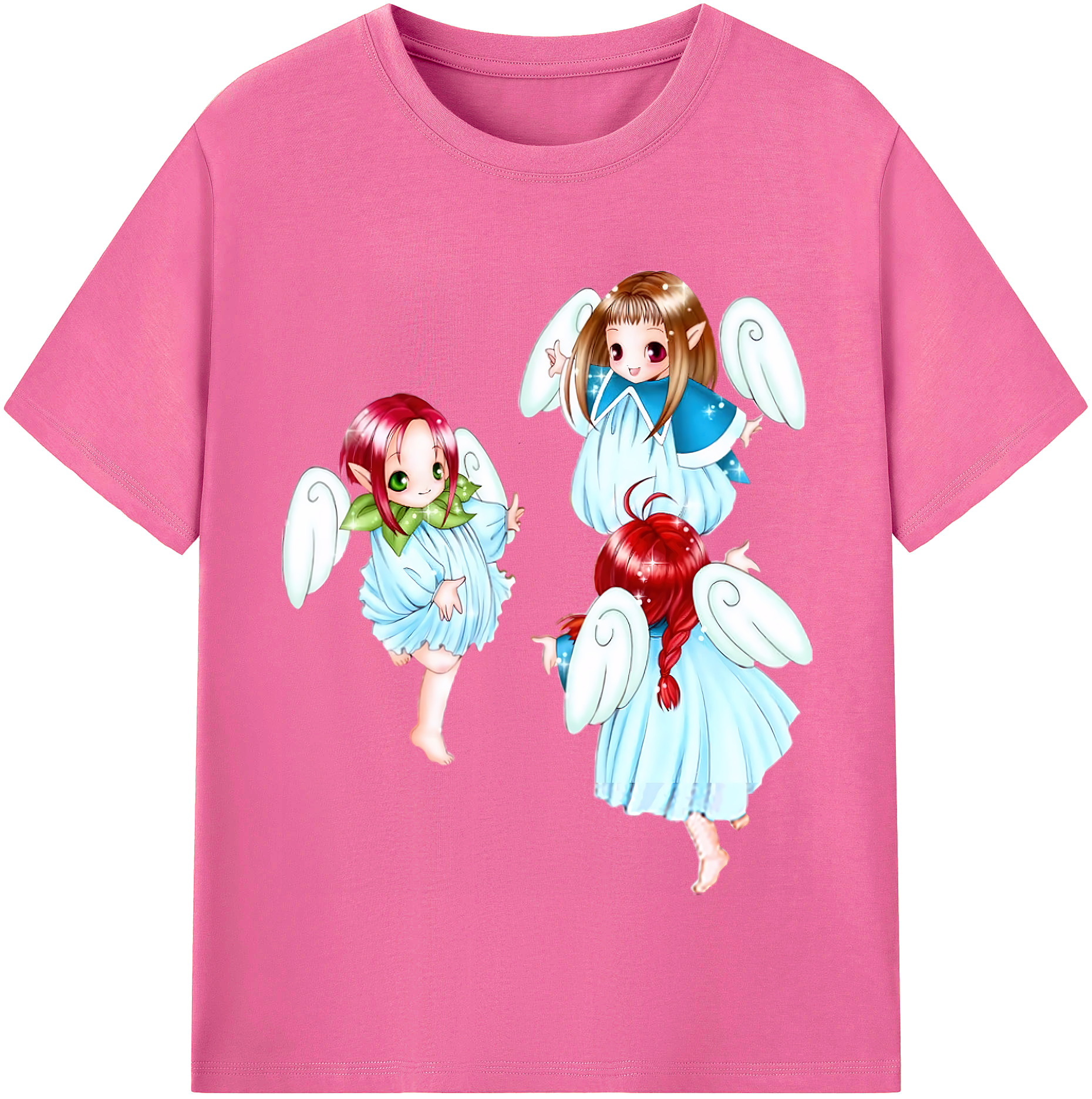 （画像用） 遊☆戯☆王 Yu-Gi-Oh! レディースカジュアルプリントTシャツ（綿100％）